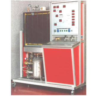 Test Stand, Solar Heating Collectors with Measuring Block
